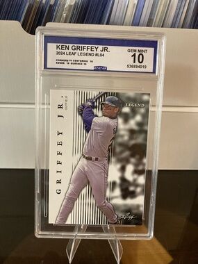 Ken Griffey Leaf legend Gen mint 10 CCG graded